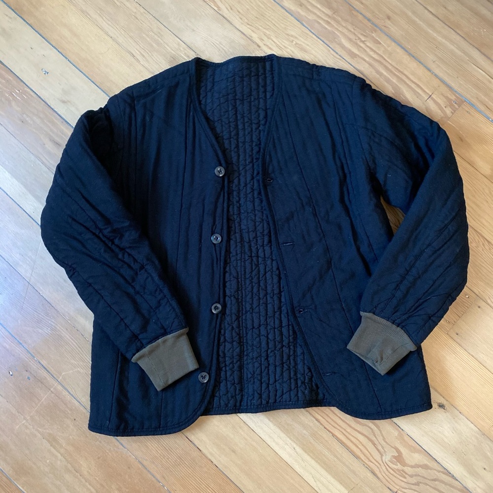 Vintage Czech Republic military liner jacket